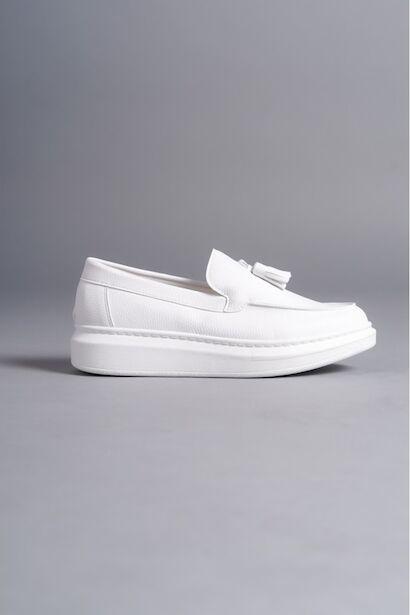 Slw-154 Beyaz Cilt Erkek Spor Günlük Ayakkabı 