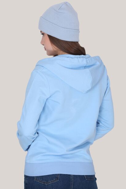 Unisex Fermuarlı Sweat Bebe Mavisi 4