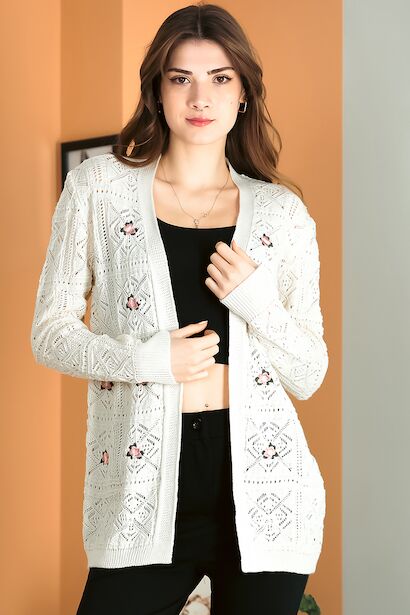 Kadın Nakışlı Hırka 