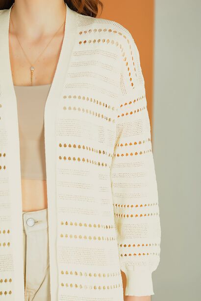 Kadın Uzun Hırka  Taş 9