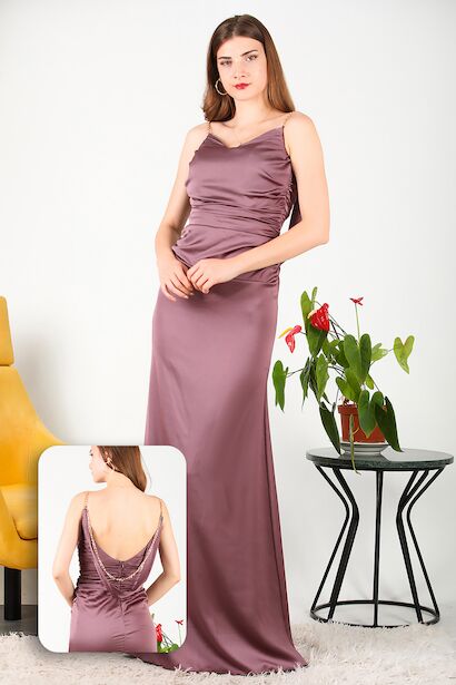 Kadın Zincir Detaylı Abiye 