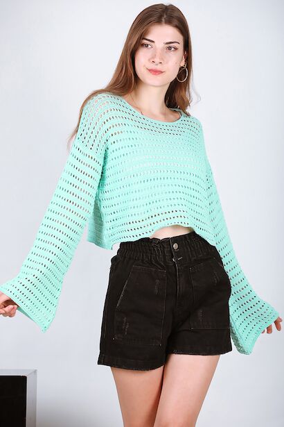 Kadın Delikli Triko 