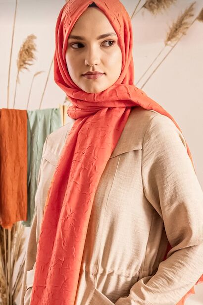 Kadın Bambu Kraş Eşarp 