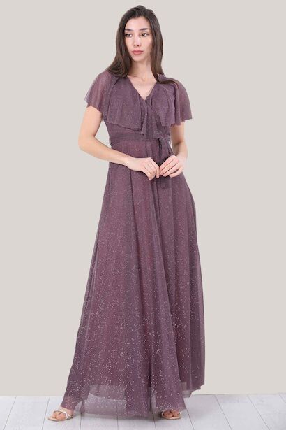 Kadın Simli Uzun Abiye 