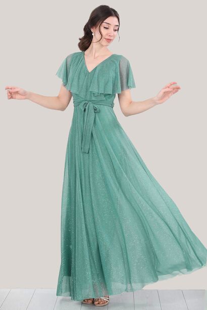 Kadın Simli Uzun Abiye 