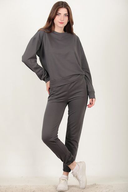 Kadın Paçası Lastikli Oversize Takım 