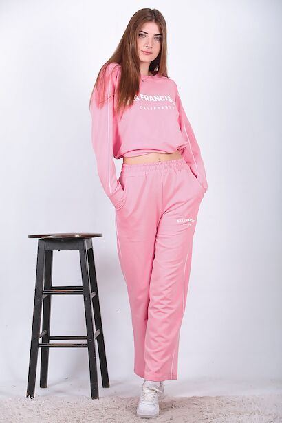 Kadın Ön Baskılı Eşofman Takımı 