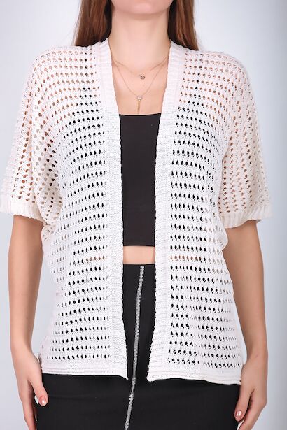 Kadın Fileli Hırka  Taş 6