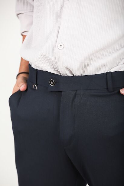 Erkek Kumaş Pantolon  Lacivert 6