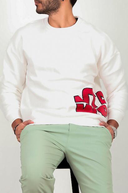 Unısex Bisiklet Yaka Sweat 