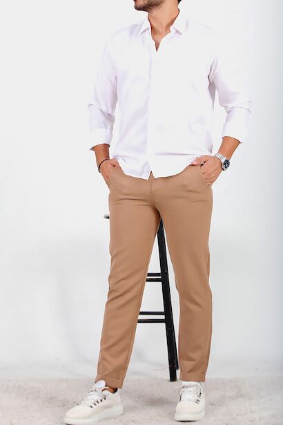 Erkek Duble Paça Pantolon 