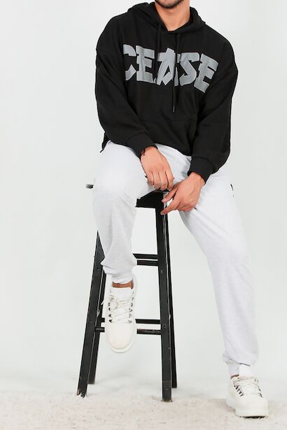 Erkek Büyük Beden Manşetli Eşofman 