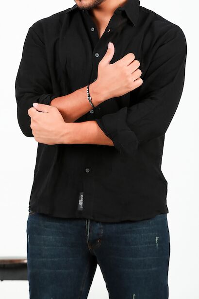 Erkek Oversize Uzun Kol Gömlek 