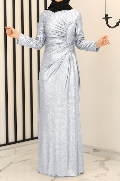 Kadın Simli Uzun Abiye 