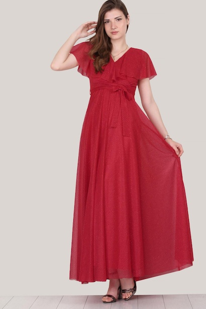 Kadın Simli Uzun Abiye