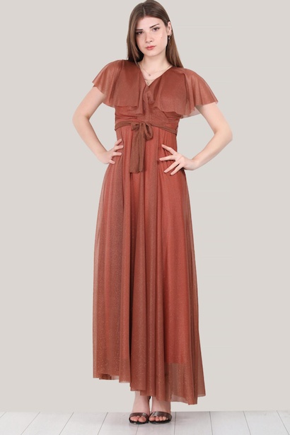 Kadın Simli Uzun Abiye