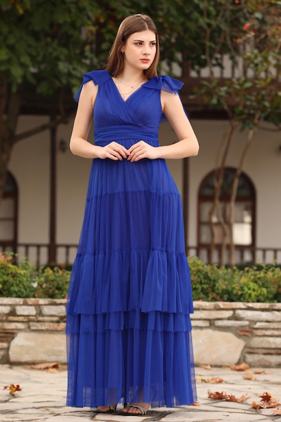 Kadın Uzun Tül Abiye