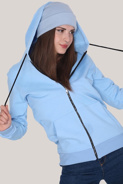 Kadın Fermuarlı Sweat