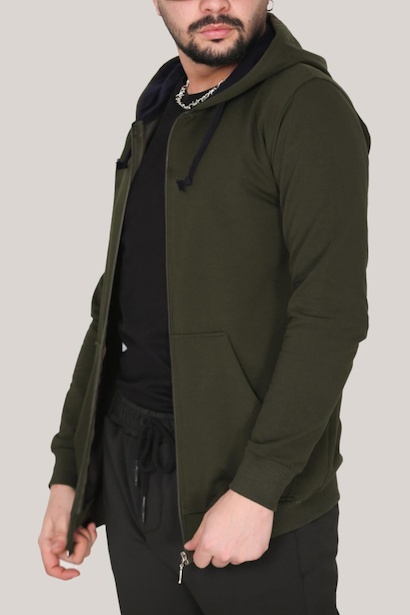 Erkek Fermuarlı Sweat