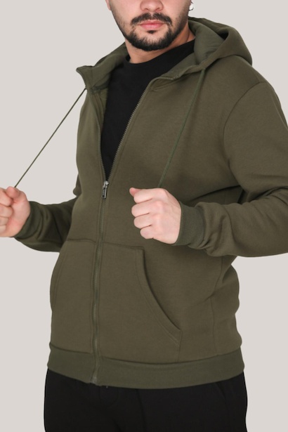 Erkek Fermuarlı Sweat