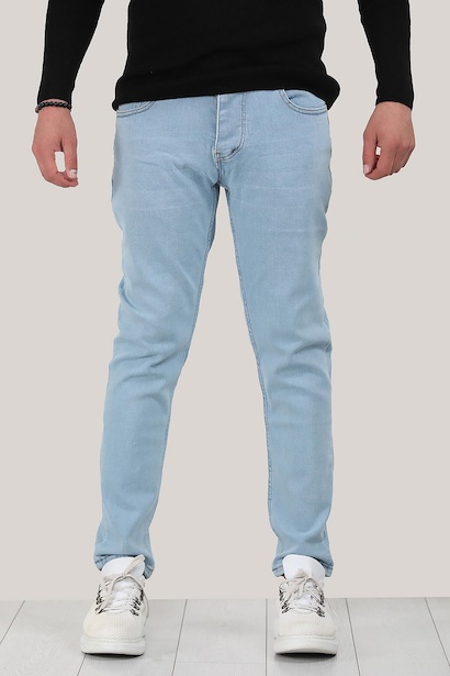 Erkek Boru Paça Kot Pantolon