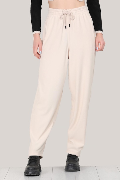 Kadın Fitilli Geniş Şalvar Pantolon