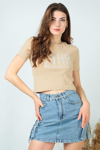 Kadın Kısa T-shırt