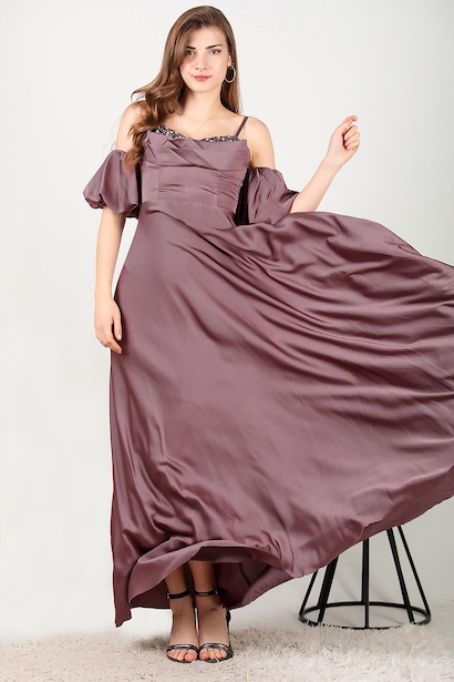 Kadın Taşlı Abiye