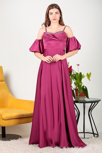 Kadın Taşlı Abiye