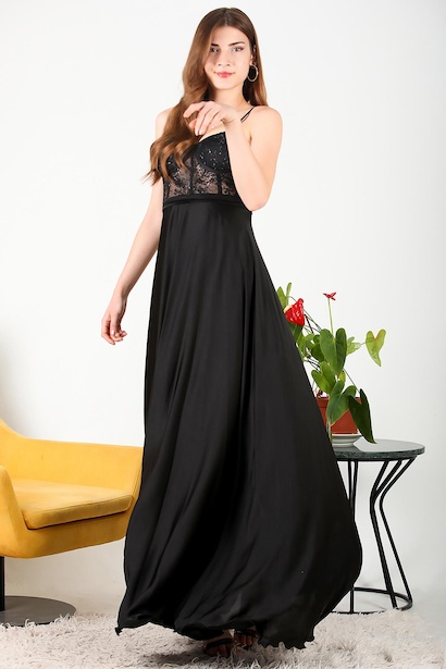 Kadın Transparan Abiye