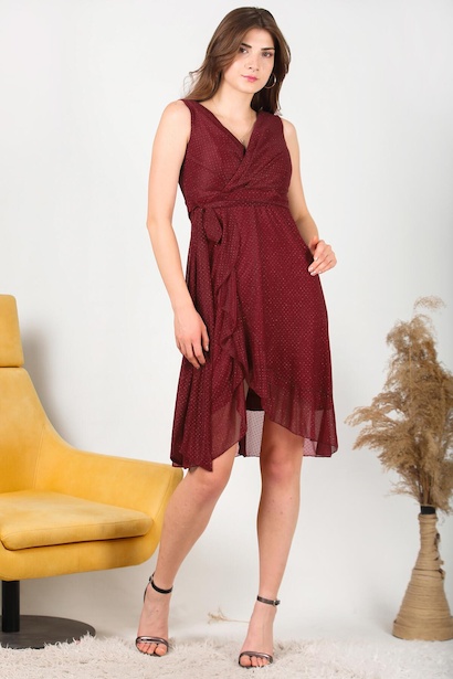 Kadın Önü Fırfırlı Abiye