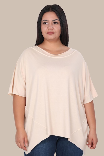 Büyük Beden Salaş T-shırt