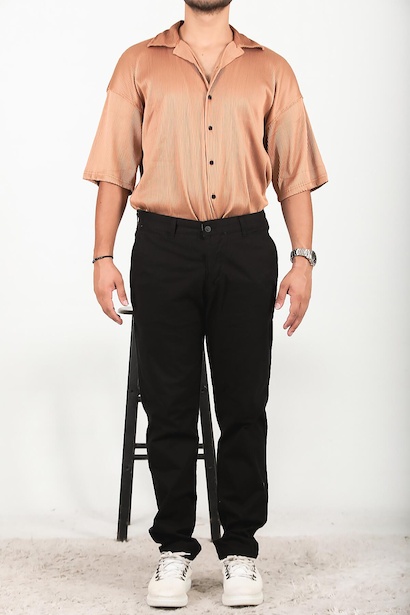 Erkek Kumaş Pantolon Siyah 6