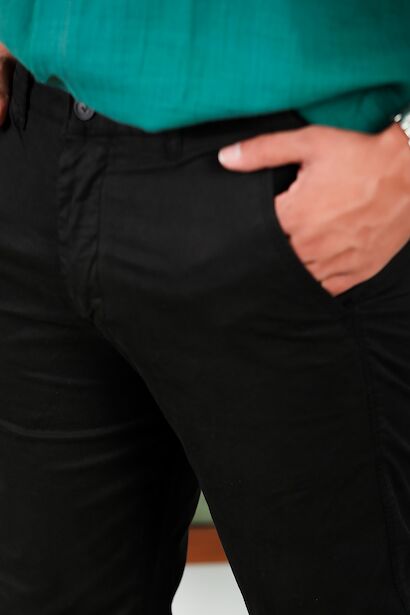 Erkek Kumaş Pantolon  Siyah 6