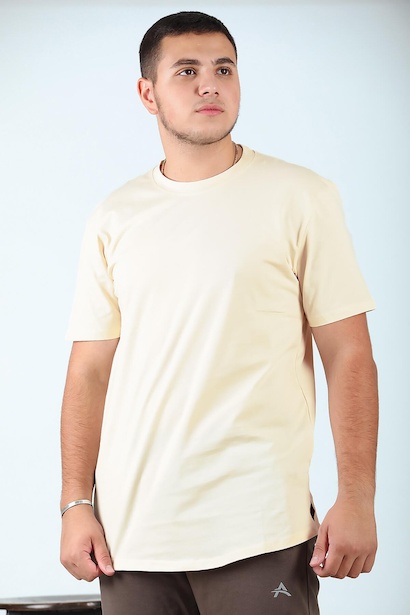 Erkek Bisiklet Yaka T-shirt