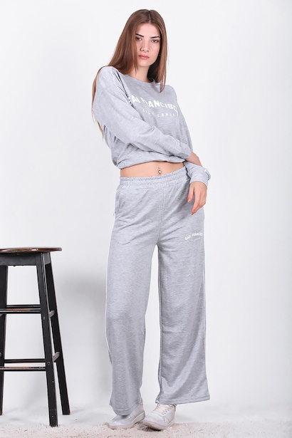 Kadın Ön Baskılı Eşofman Takımı