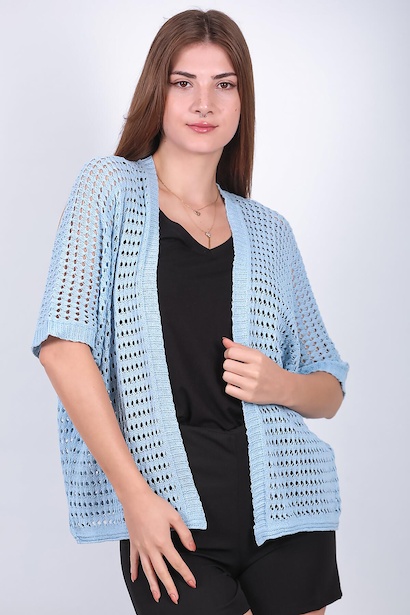 Kadın Fileli Hırka