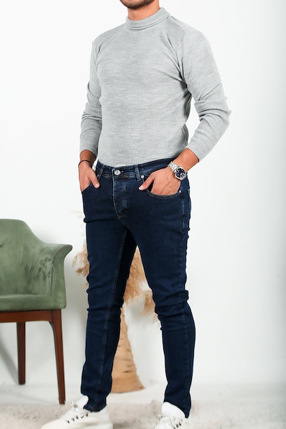 Erkek Kot Pantolon Lacivert 6