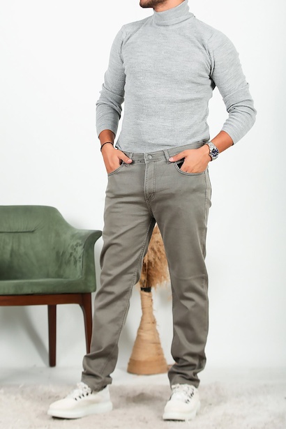 Büyük Beden Erkek Pantolon Vizon