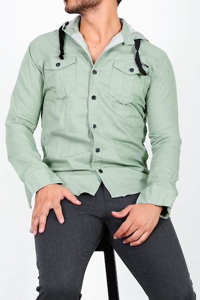 Erkek Kapşonlu Gömlek
