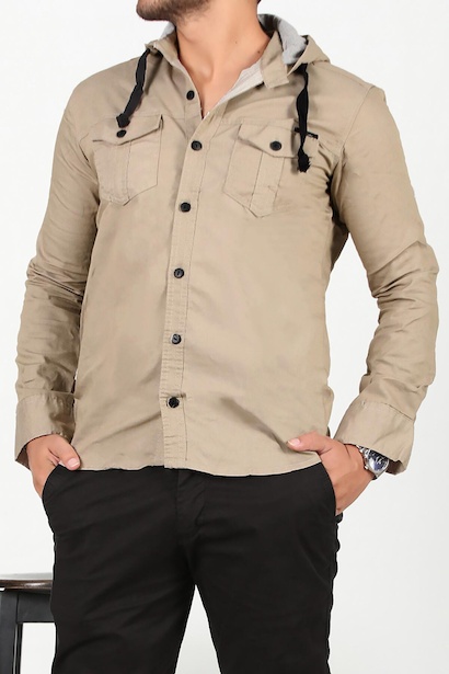 Erkek Kapşonlu Gömlek