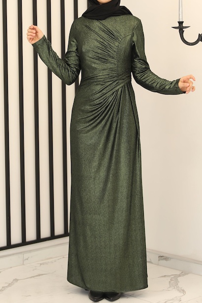 Kadın Simli Uzun Abiye