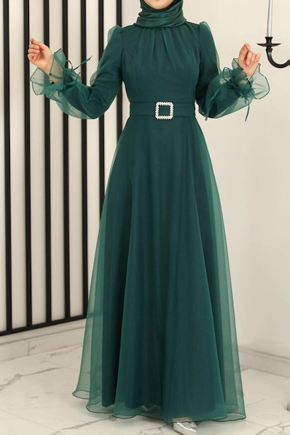 Kadın Uzun Tül Abiye