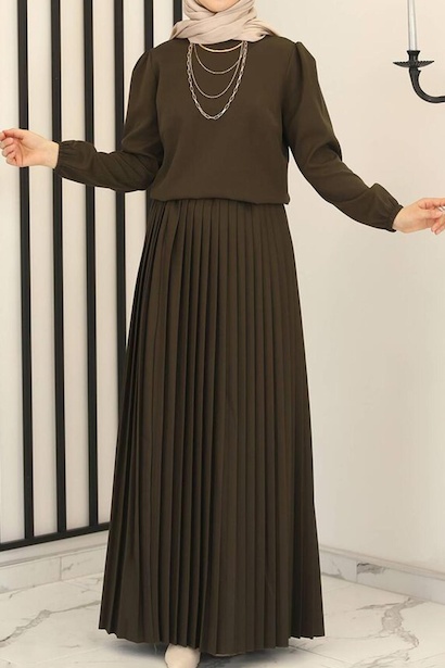 Kadın Eteği Pileli Takım