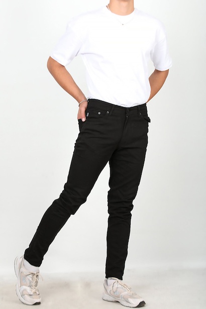 Erkek Boru Paça Pantolon Siyah