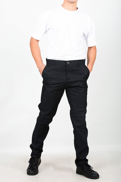 Erkek Klasik Kumaş Pantolon Siyah