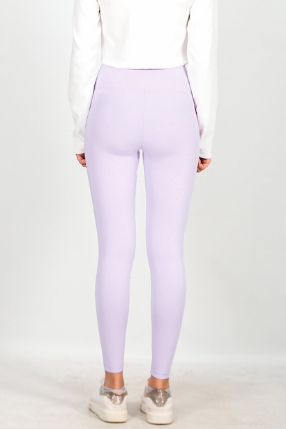 Kadın Yüksek Bel Tayt Lila Lila 6