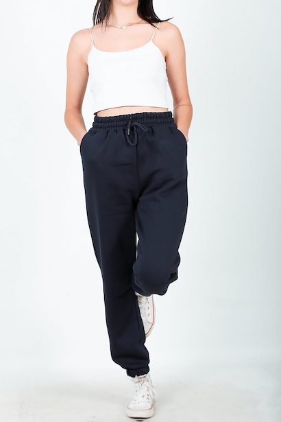 Kadın Paça Lastikli İçi Şardonlu Eşofman Altı 