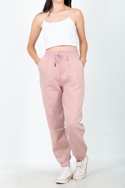 Kadın Paça Lastikli İçi Şardonlu Eşofman Altı 