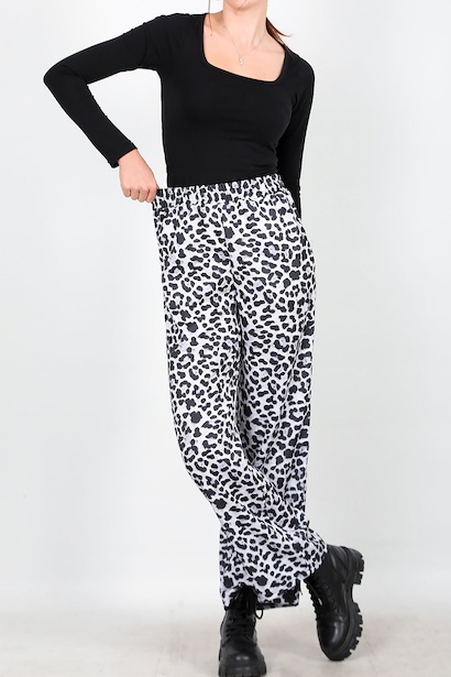 Kadın Leoparlı Pantolon 